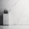 Кашпо из мрамора Bianco Carrara (Бьянко Каррара)