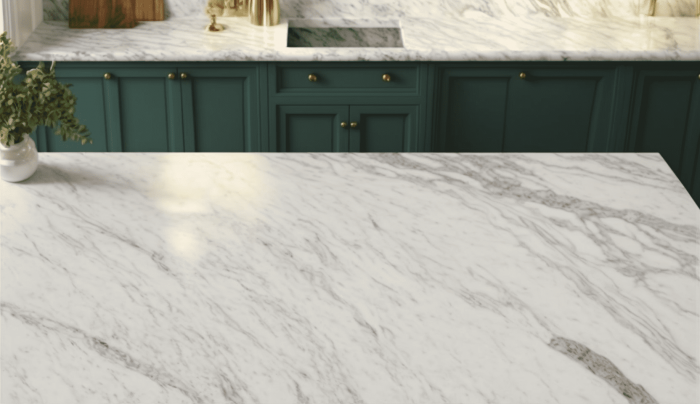 Столешница из мрамора Bianco Carrara (Бьянко Каррара)